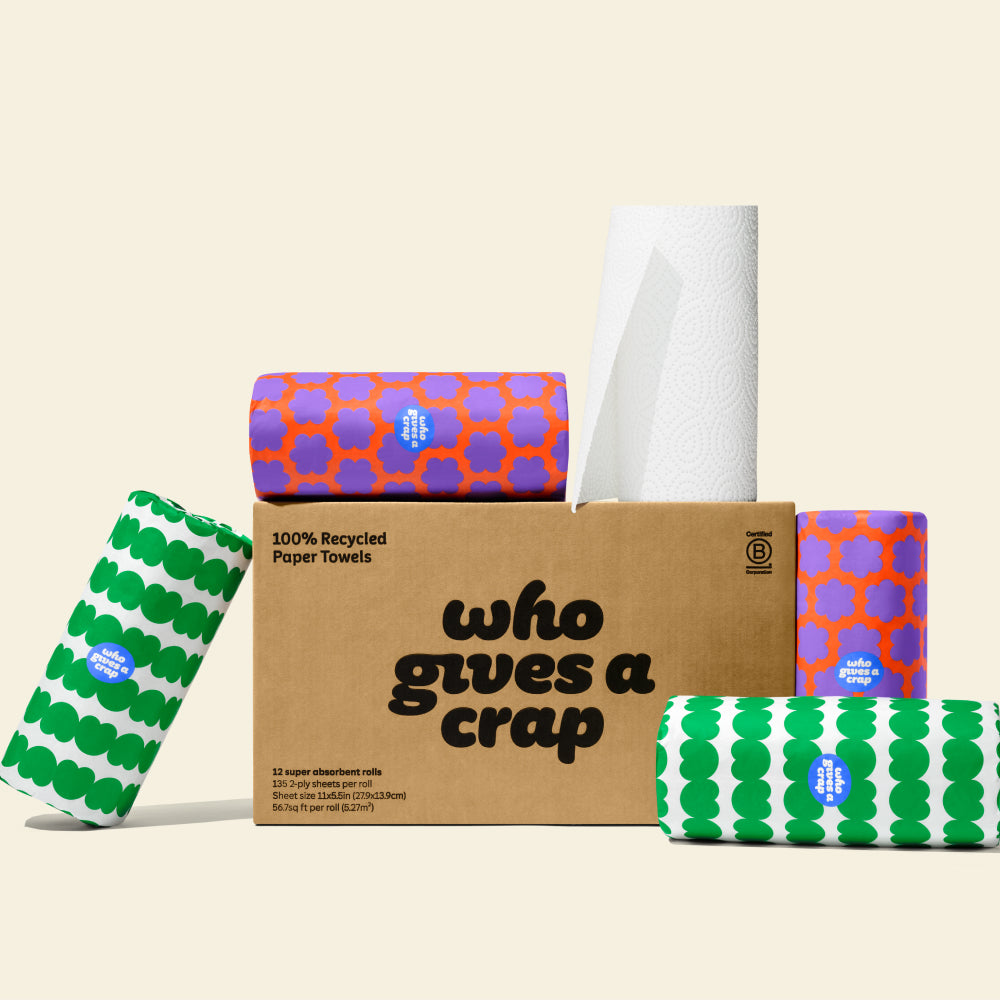 100% Recycled Paper Towels