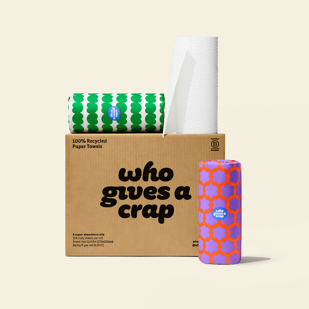 100% Recycled Paper Towels